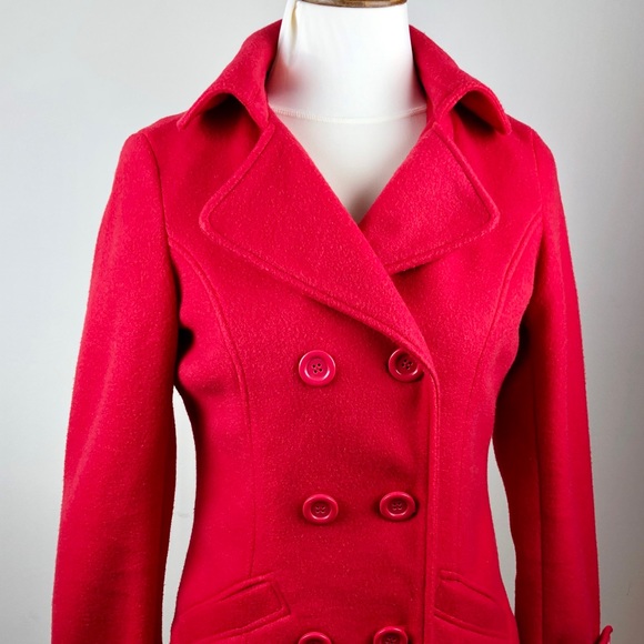 Mi Ami Jackets & Blazers - Red Fully Lined Fitted Jacket Wms. Sz. Small
